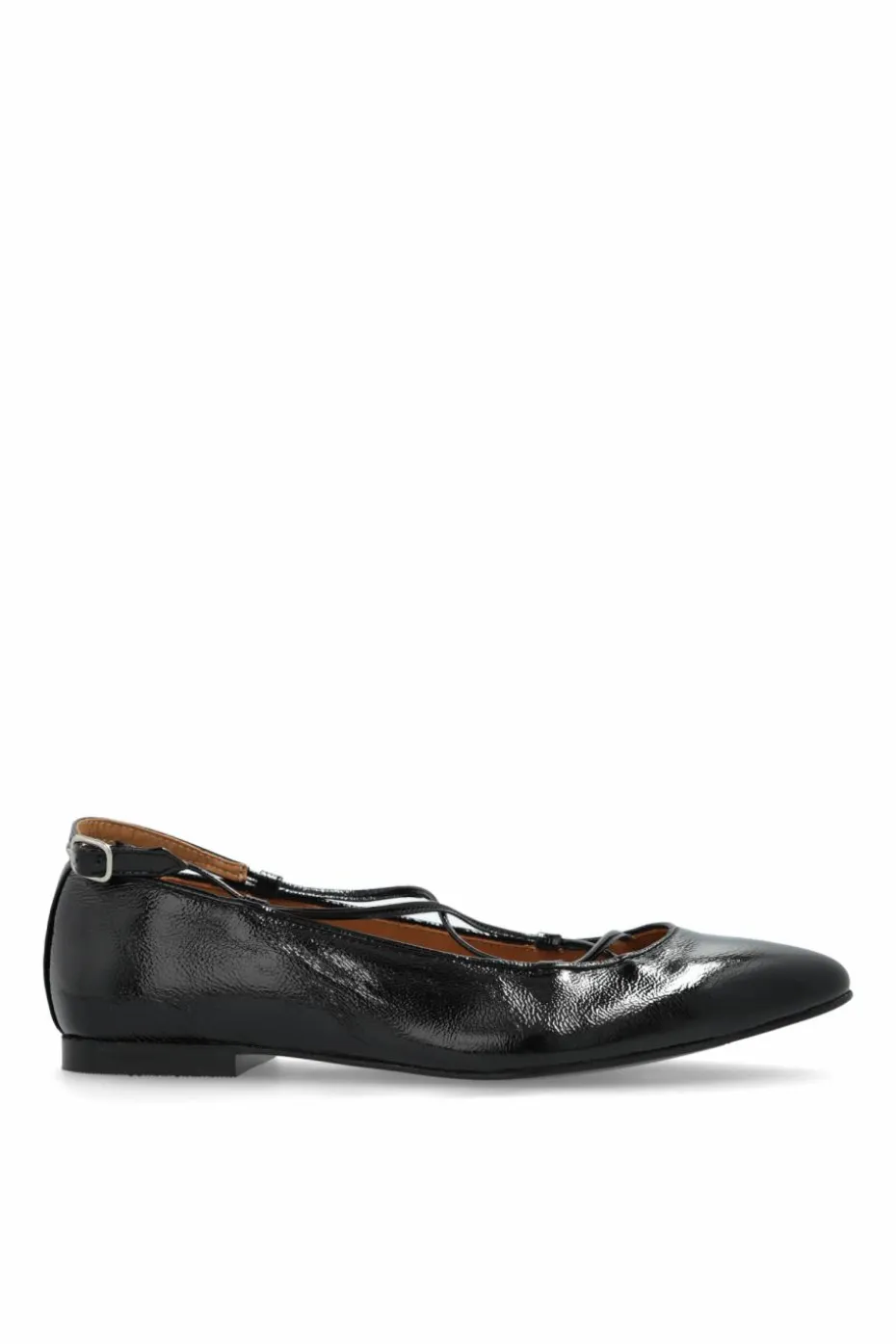 A.P.C. CZARNY Skórzane buty `Katie`