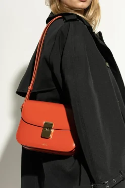 A.P.C. POMARAŃCZOWY Torba na ramię `Grace Small`