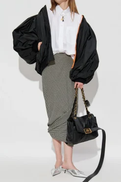 Balenciaga BIAŁY Koszula z logo