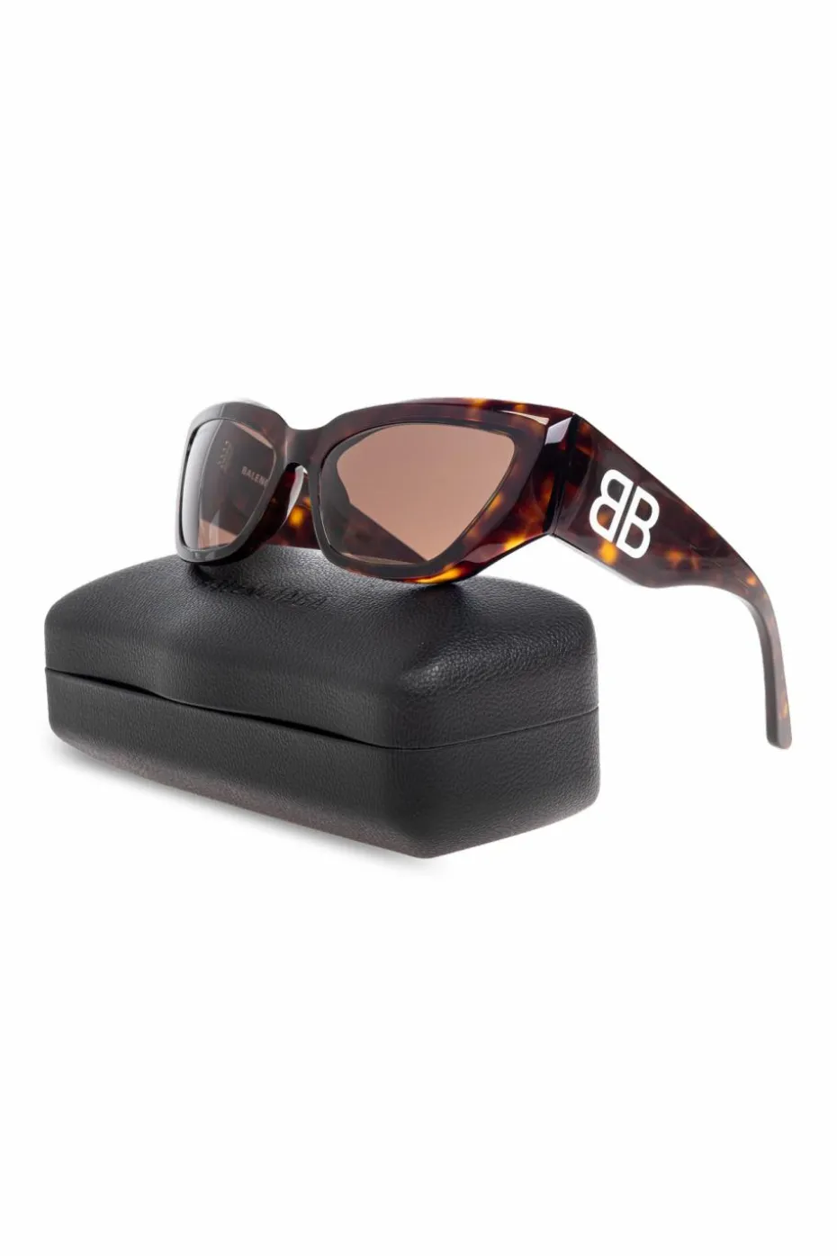 Balenciaga BRĄZOWY Okulary przeciwsłoneczne