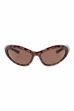 Balenciaga BRĄZOWY Okulary przeciwsłoneczne