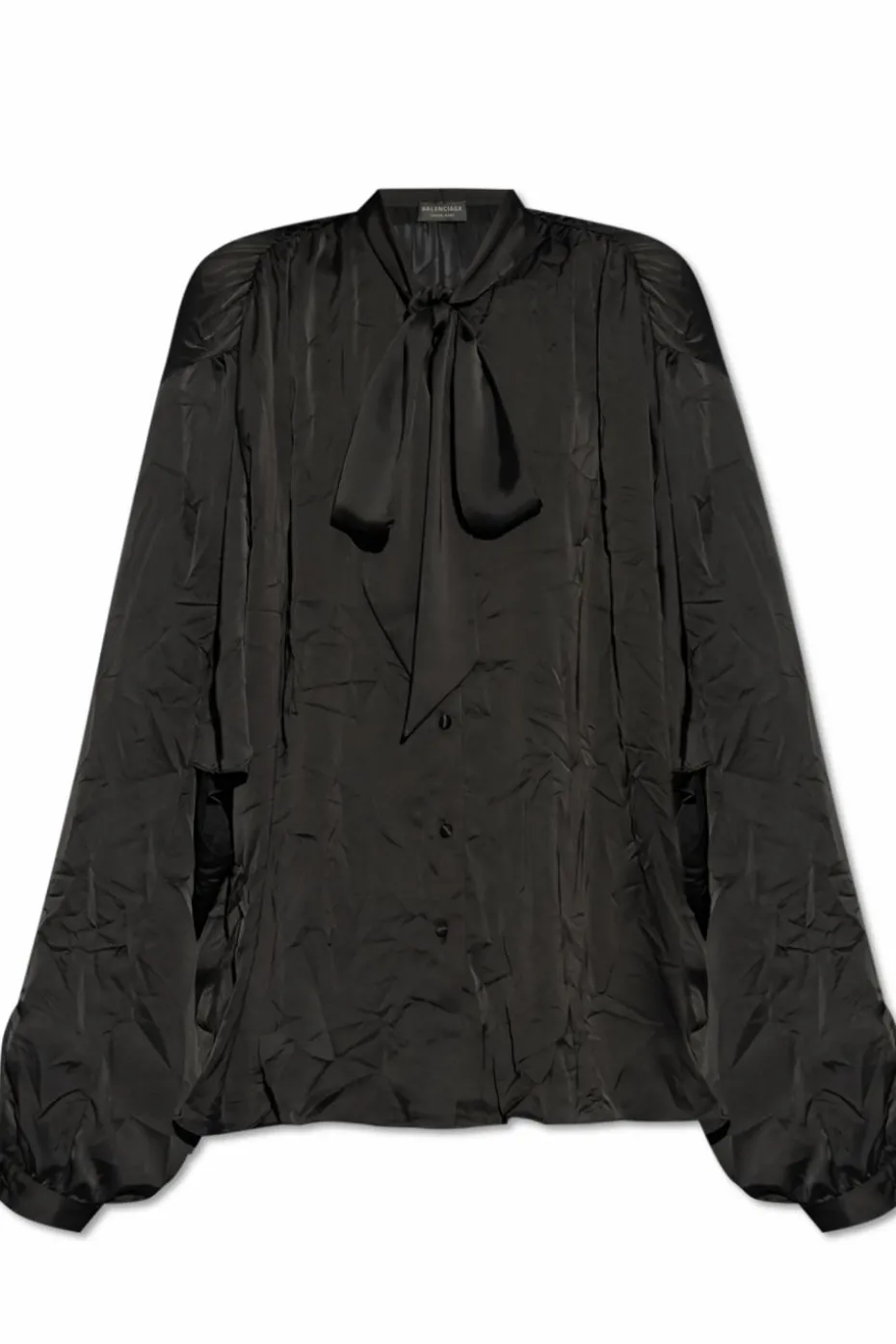 Balenciaga CZARNY Koszula z wiązaniem