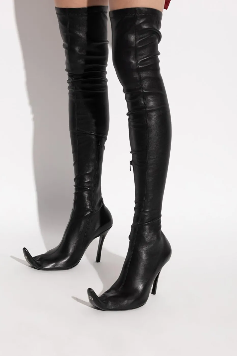 Balenciaga CZARNY Kozaki na obcasie `Poulaine`