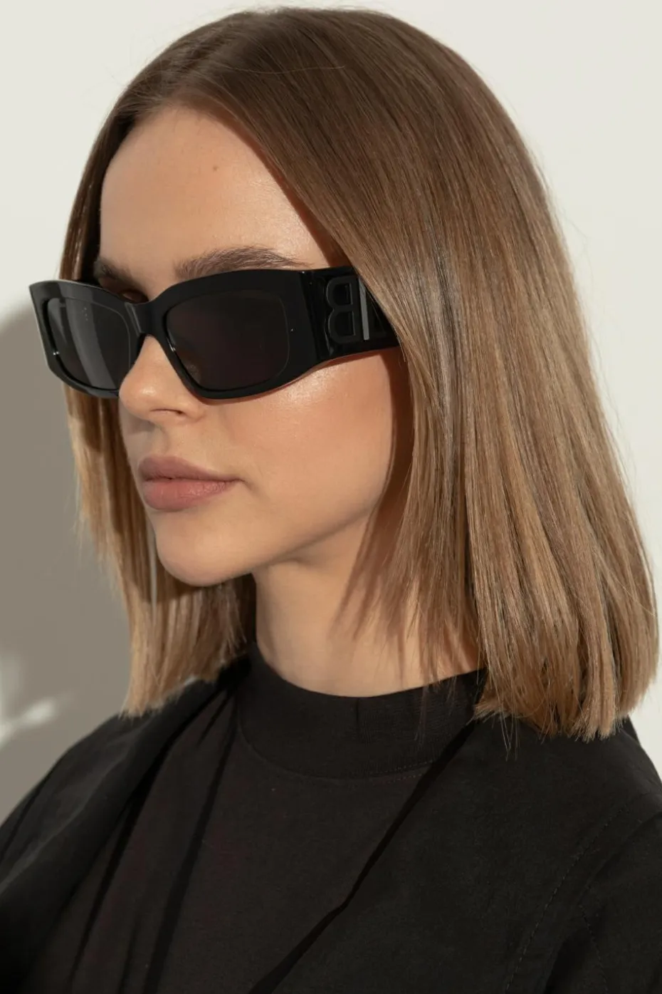 Balenciaga CZARNY Okulary przeciwsłoneczne