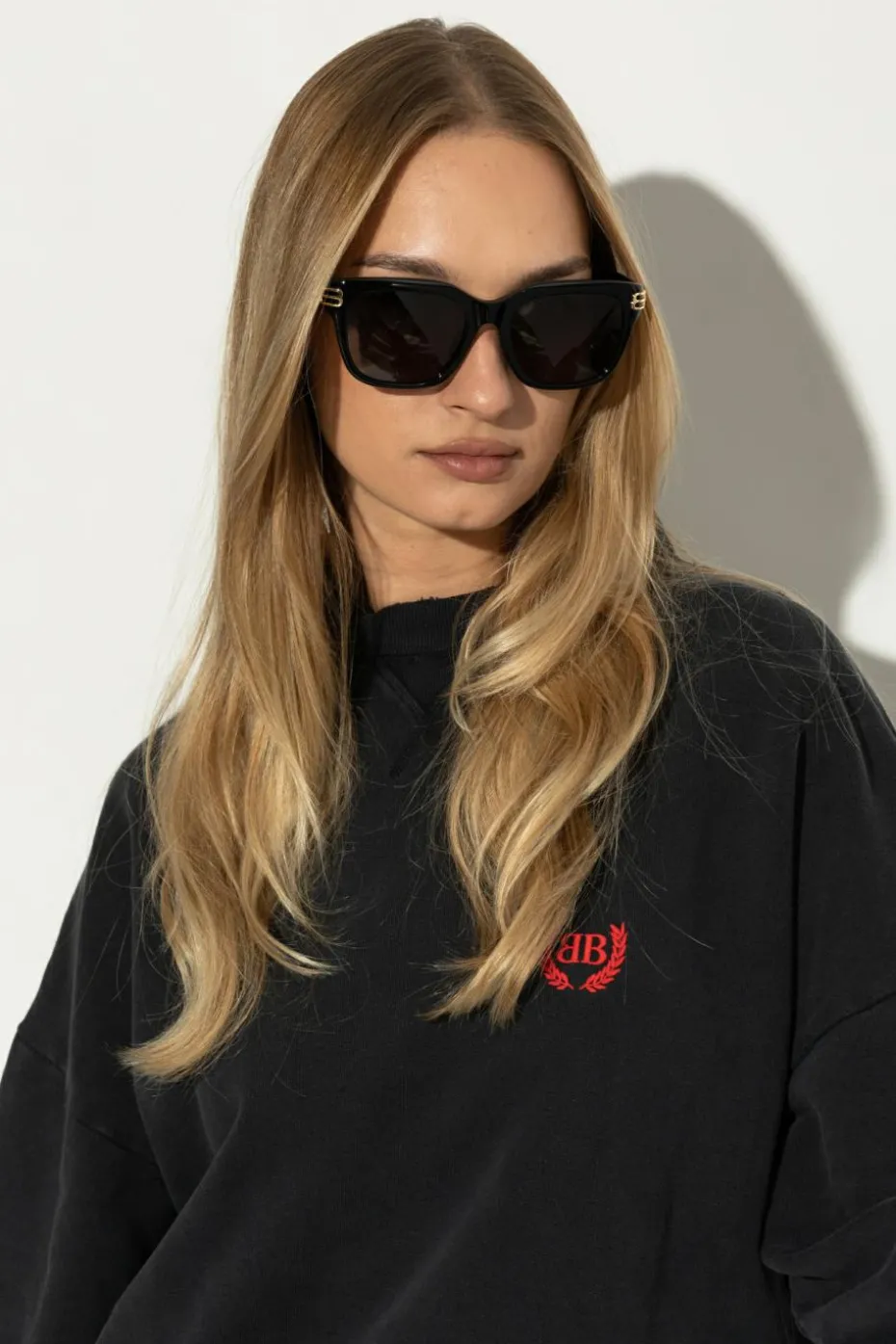 Balenciaga CZARNY Okulary przeciwsłoneczne