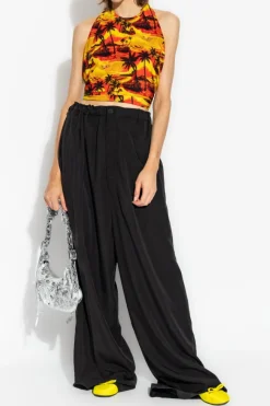 Balenciaga CZARNY Spodnie typu `oversize`