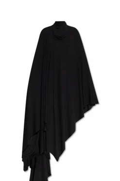 Balenciaga CZARNY Sukienka typu `oversize` ze stójką