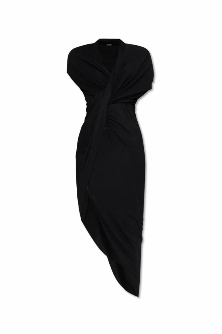 Balenciaga CZARNY Sukienka z drapowaniem