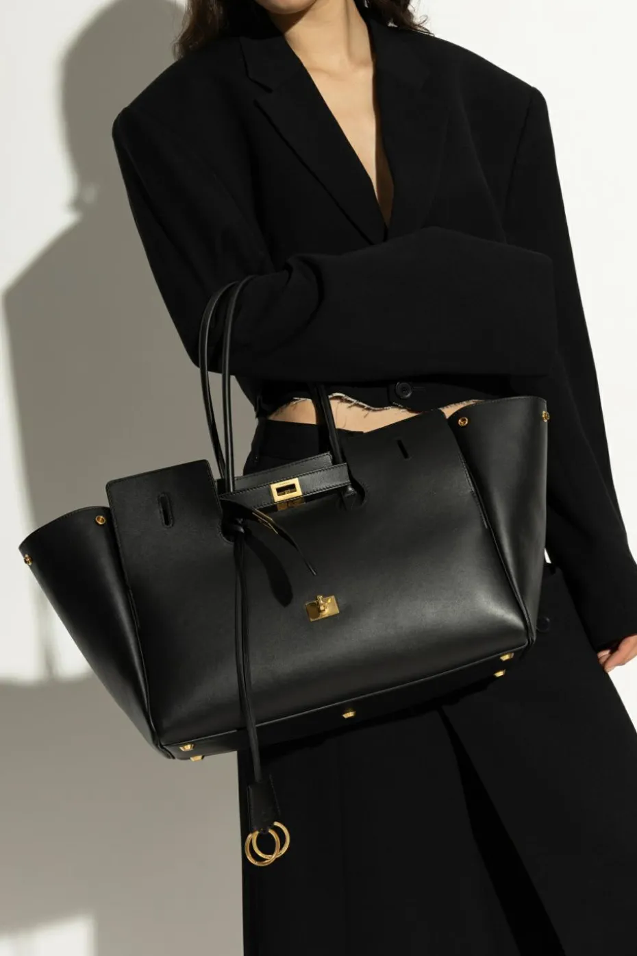 Balenciaga CZARNY Torba do ręki `Bel Air Medium`