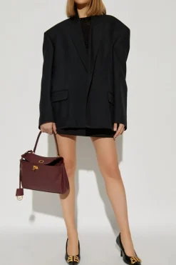 Balenciaga CZARNY Wełniana spódnica