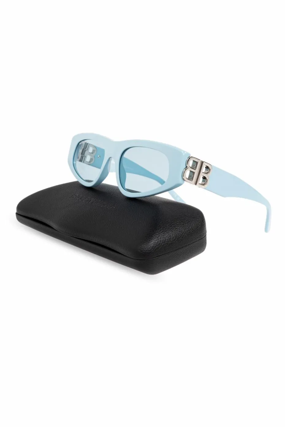 Balenciaga jasnoniebieski Okulary przeciwsłoneczne