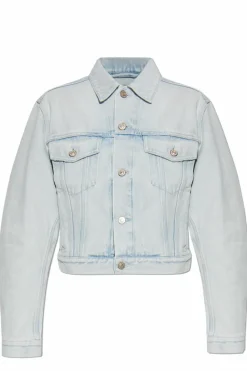 Balenciaga jasnoniebieski Jeansowa kurtka