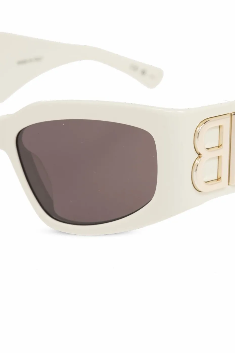 Balenciaga kremowy Okulary przeciwsłoneczne `Bossy Cat`