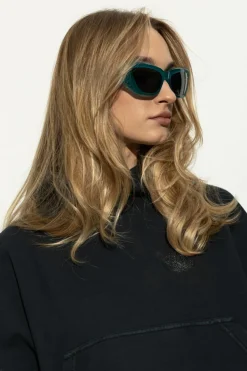 Balenciaga NIEBIESKI Okulary przeciwsłoneczne