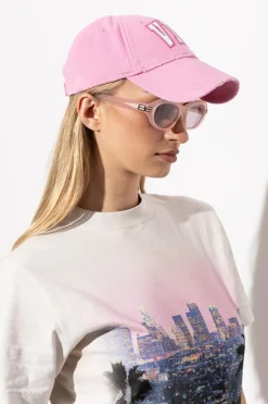 Balenciaga RÓŻOWY Czapka z daszkiem