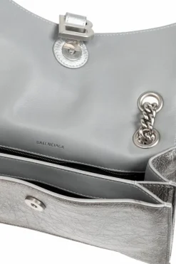 Balenciaga SREBRNY Torba na ramię `Crush`