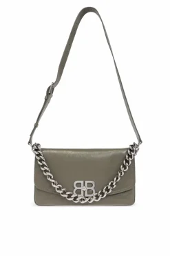 Balenciaga ZIELONY Skórzana torba na ramię