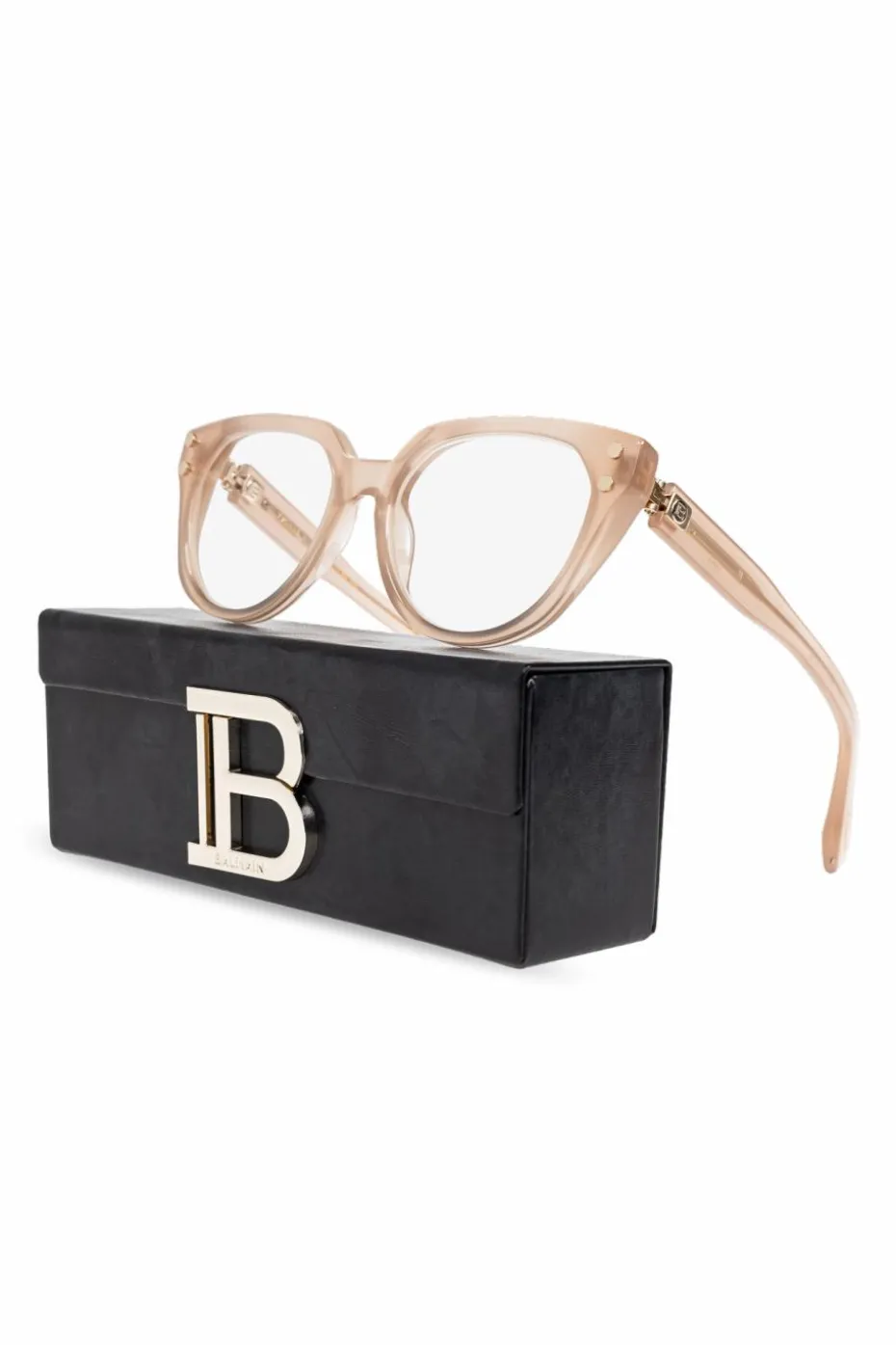 Balmain beżowy Okulary korekcyjne