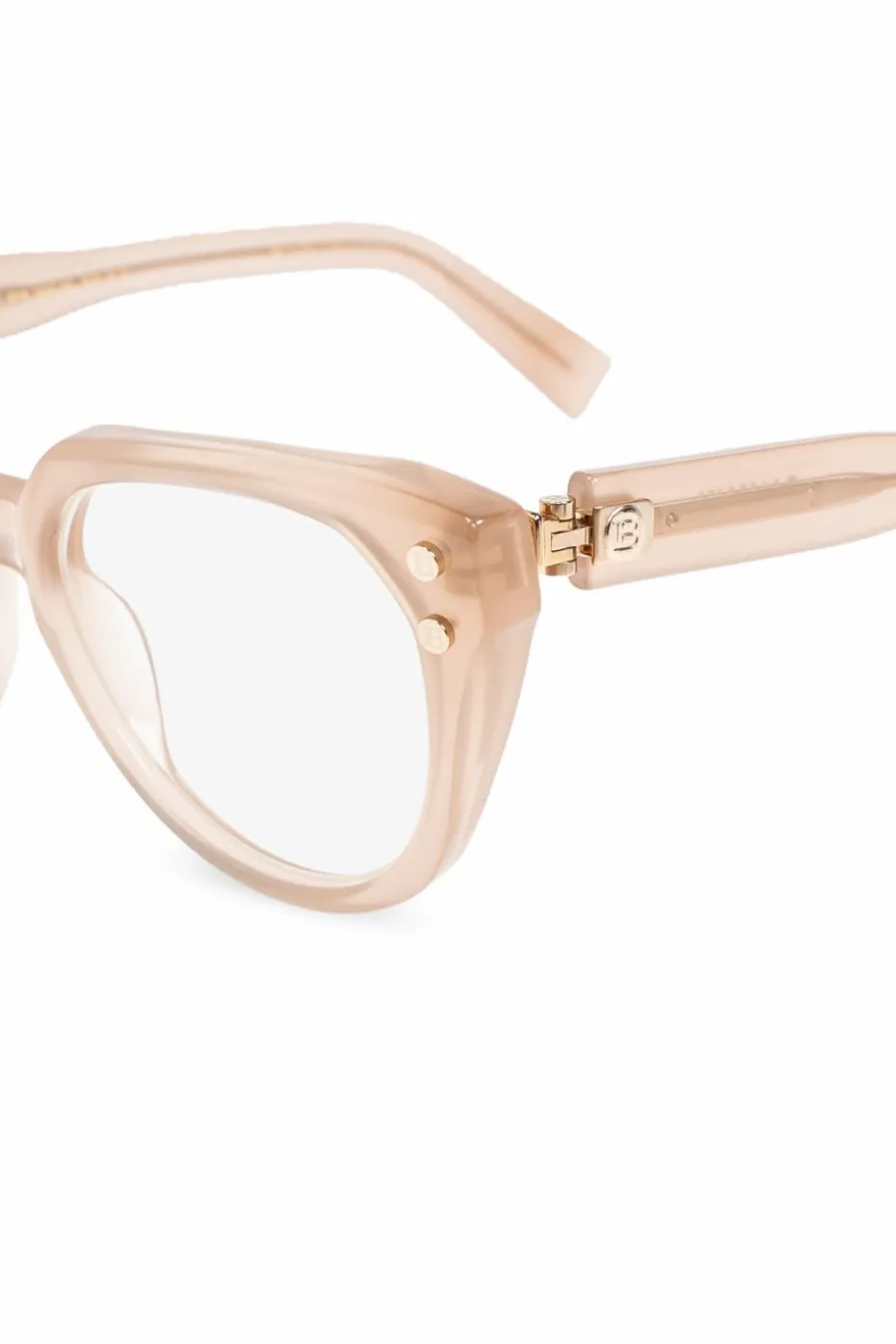 Balmain beżowy Okulary korekcyjne