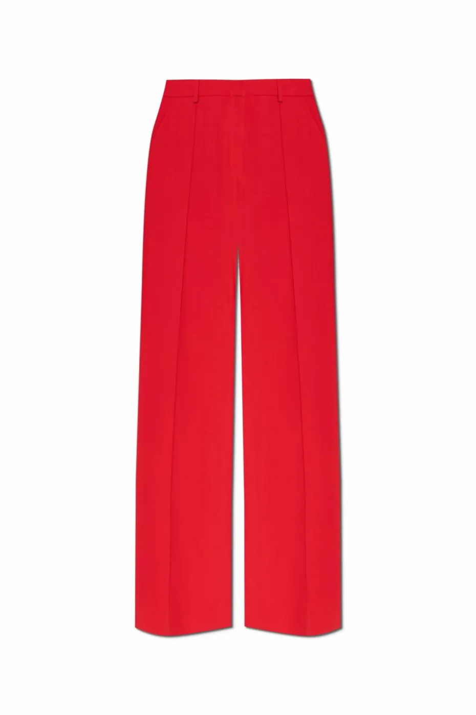 Balmain CZERWONY Spodnie w kant