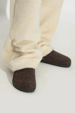 Birkenstock BRĄZOWY Klapki `Zermatt Rivet`