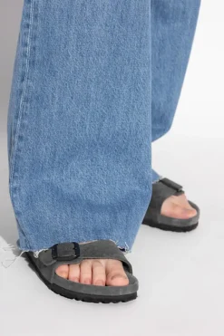 Birkenstock SZARY Klapki `Arizona BS`