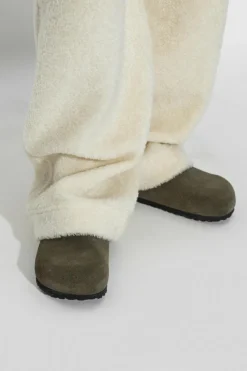 Birkenstock ZIELONY Klapki `Boston Braided`