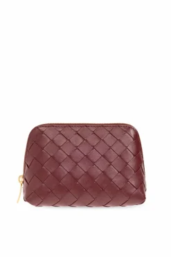 Bottega Veneta BORDO Skórzana kosmetyczka