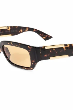 Bottega Veneta BRĄZOWY Okulary przeciwsłoneczne