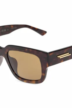Bottega Veneta BRĄZOWY Okulary przeciwsłoneczne