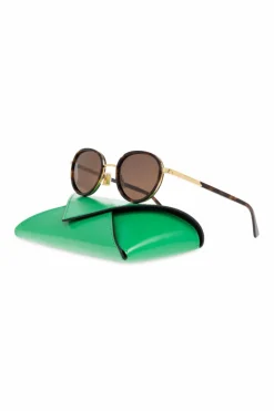 Bottega Veneta BRĄZOWY Okulary przeciwsłoneczne