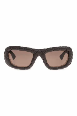 Bottega Veneta BRĄZOWY Okulary przeciwsłoneczne