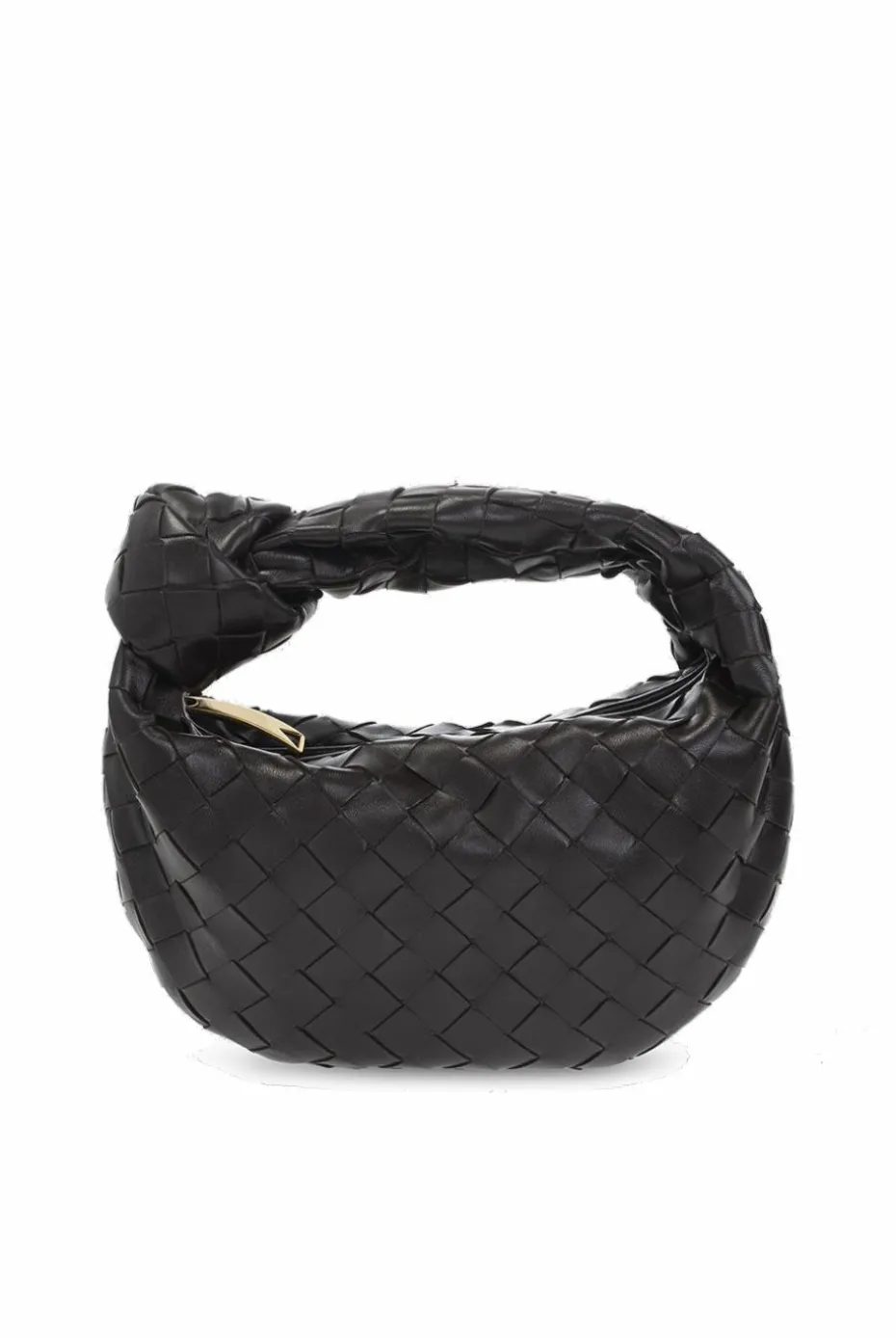Bottega Veneta BRĄZOWY Torba do ręki ‘Jodie Mini’