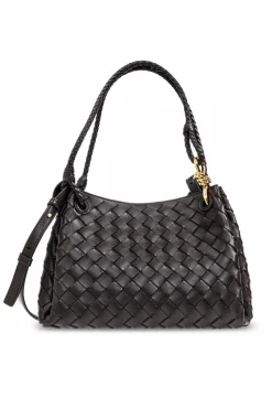Bottega Veneta BRĄZOWY Torba do ręki `Parachute`