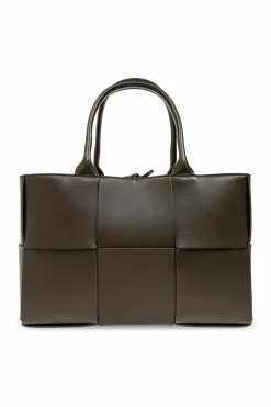 Bottega Veneta BRĄZOWY Torba `Arco Small` typu `shopper`