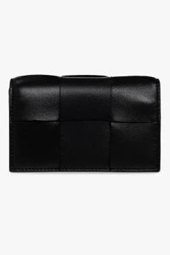 Bottega Veneta CZARNY Etui na karty