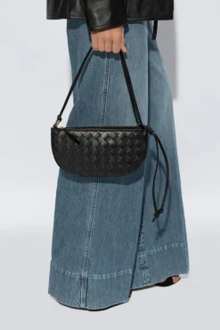 Bottega Veneta CZARNY Podwójna torba na ramię