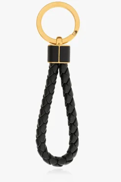 Bottega Veneta CZARNY Skórzany brelok