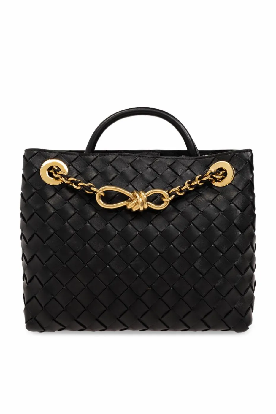 Bottega Veneta CZARNY Torba na ramię ‘Andiamo Small’