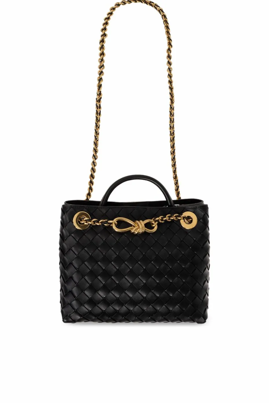 Bottega Veneta CZARNY Torba na ramię ‘Andiamo Small’