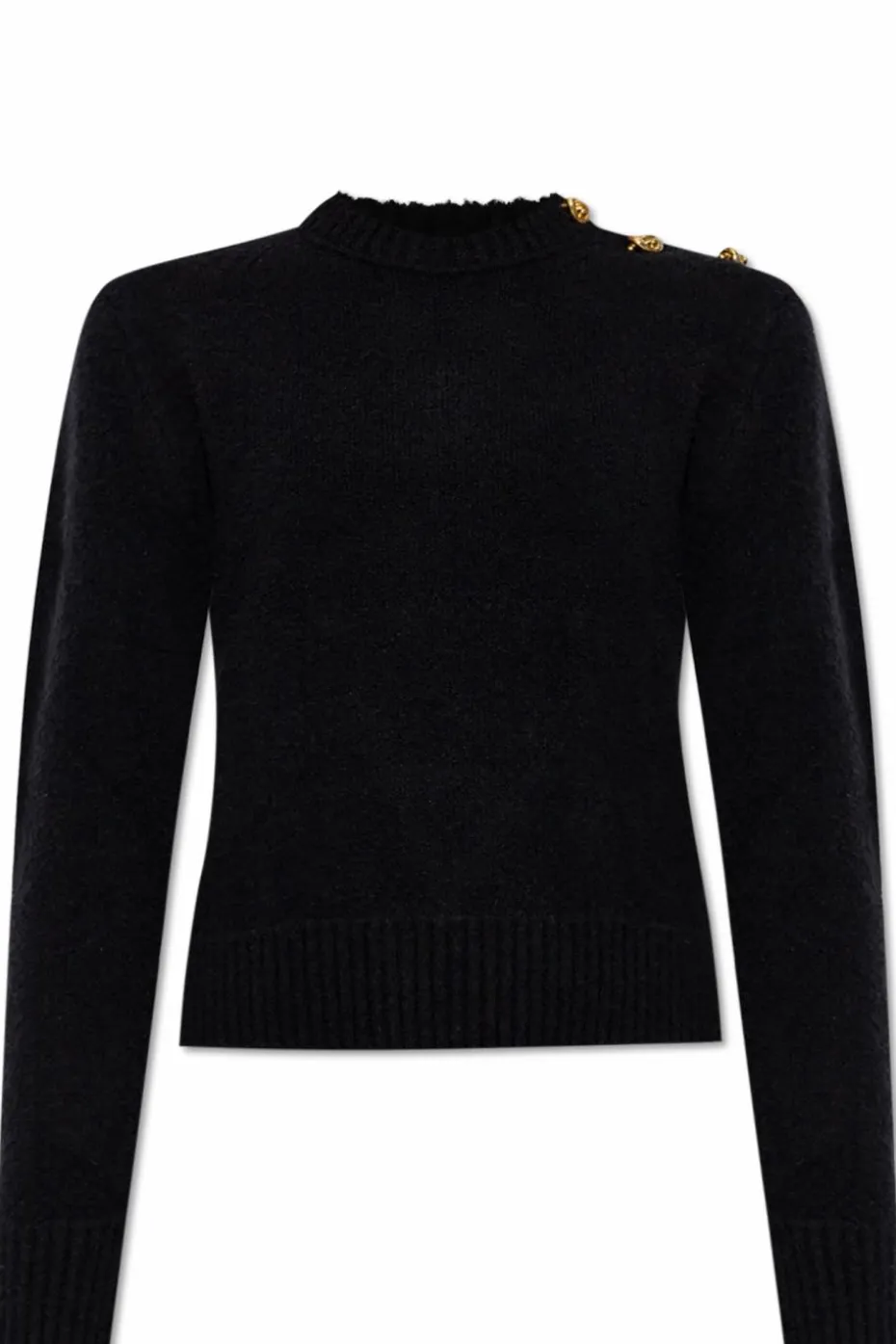 Bottega Veneta CZARNY Wełniany sweter