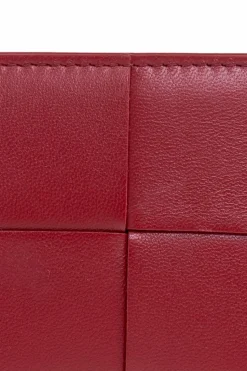 Bottega Veneta CZERWONY Etui na karty