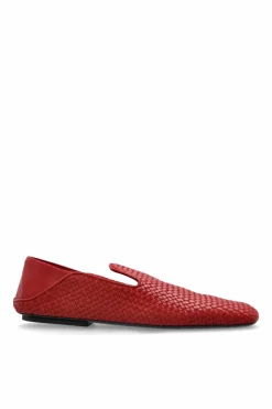 Bottega Veneta CZERWONY Wsuwane buty `Adamo`