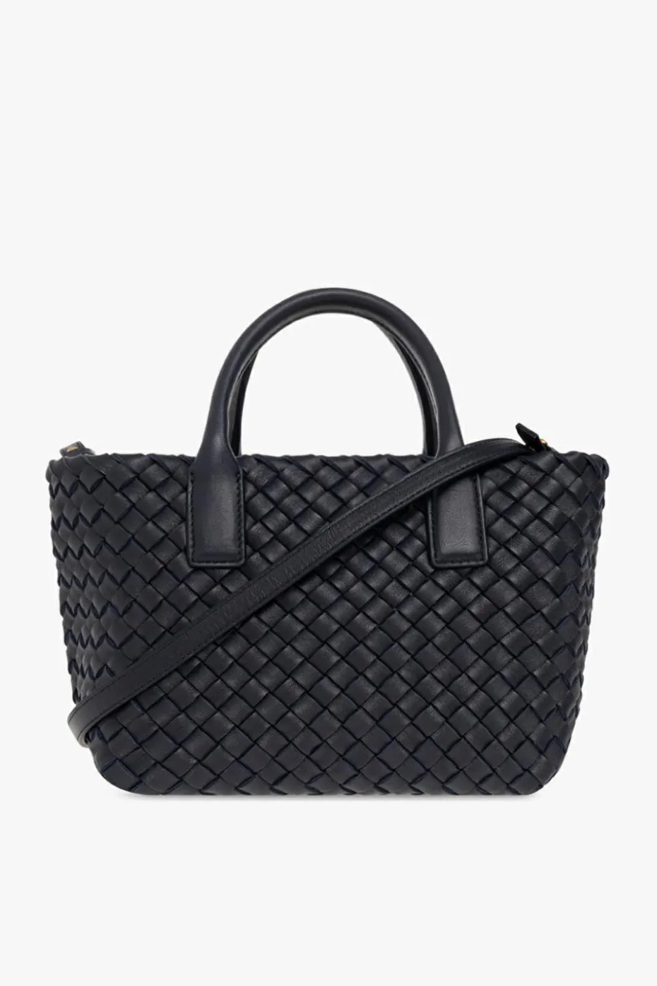 Bottega Veneta GRANATOWY Torba ‘Cabat Mini’ typu ‘shopper’