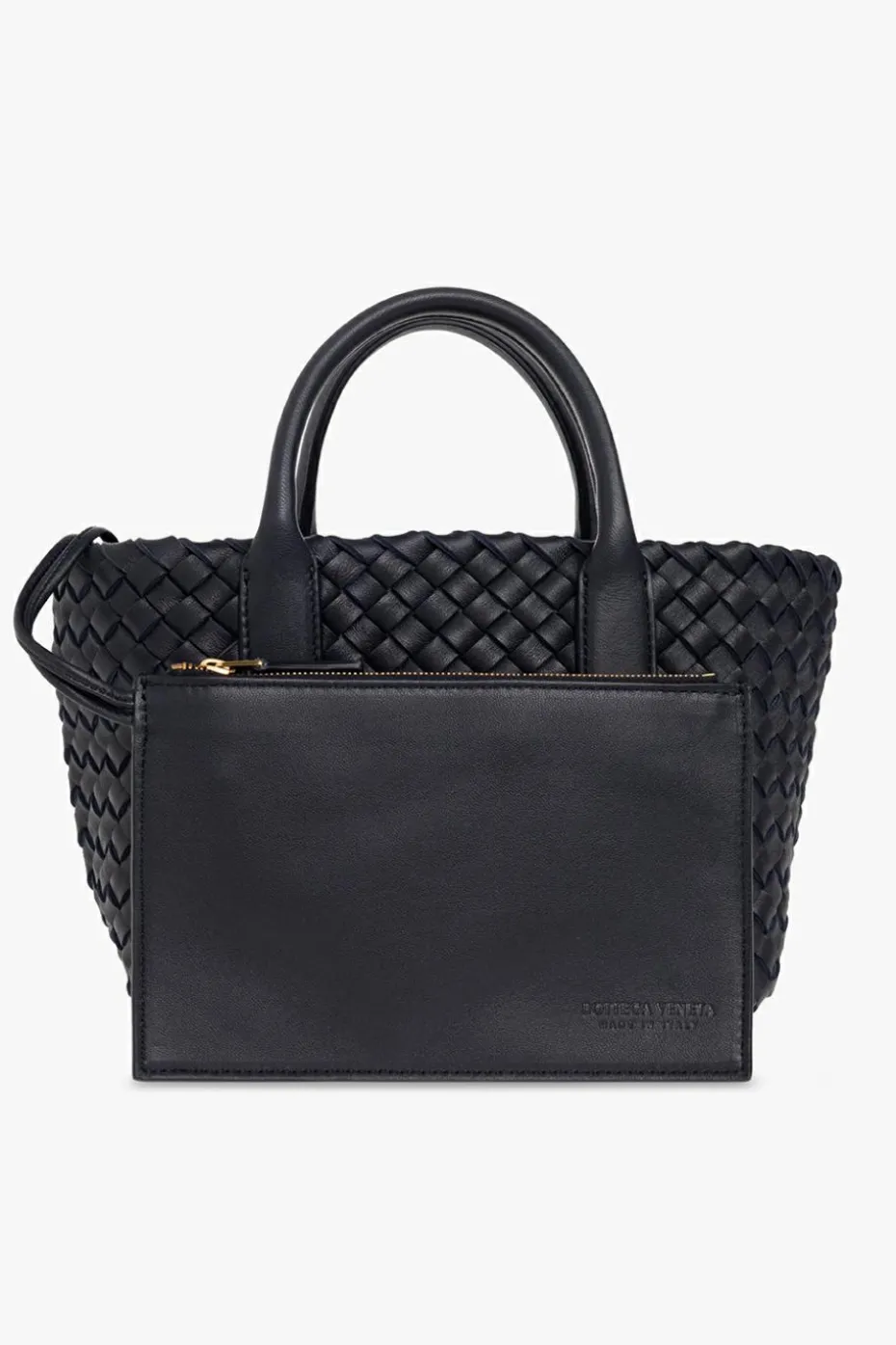 Bottega Veneta GRANATOWY Torba ‘Cabat Mini’ typu ‘shopper’