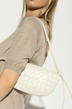 Bottega Veneta kremowy Torba na ramię `Gemellini`