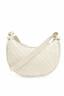 Bottega Veneta kremowy Torba na ramię `Gemelli`