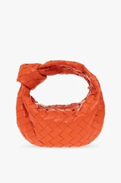 Bottega Veneta POMARAŃCZOWY Torba do ręki ‘Jodie Mini’