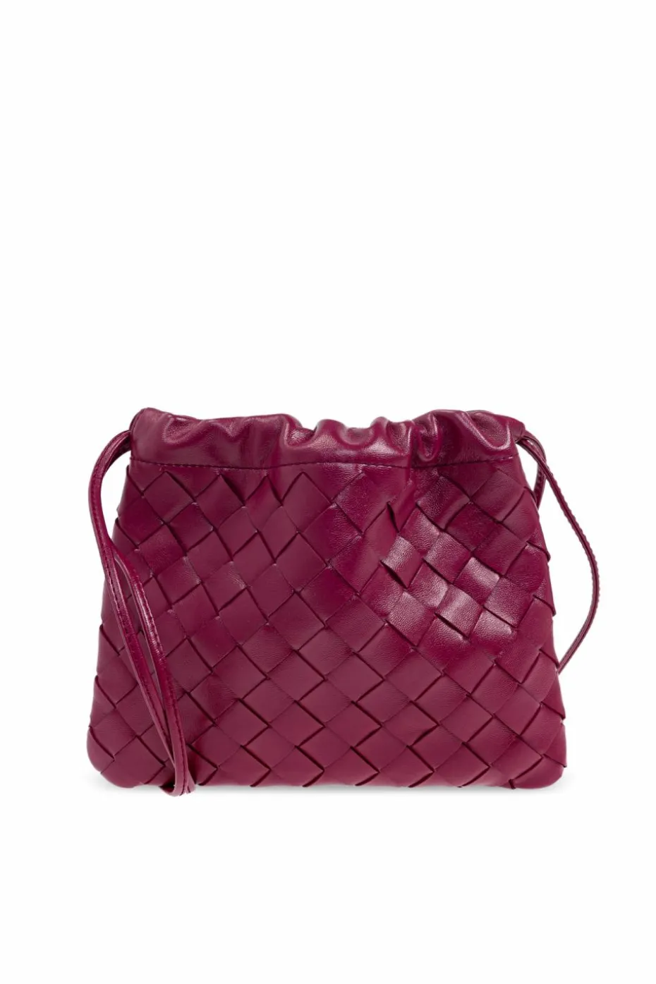 Bottega Veneta RÓŻOWY Skórzna torba na ramię