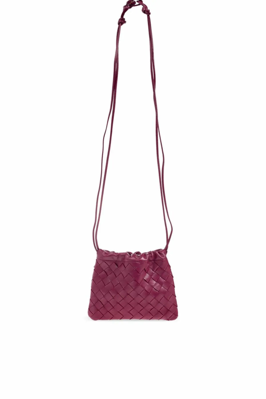 Bottega Veneta RÓŻOWY Skórzna torba na ramię